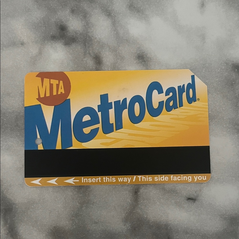 MTA MetroCards - Yellow and Blue